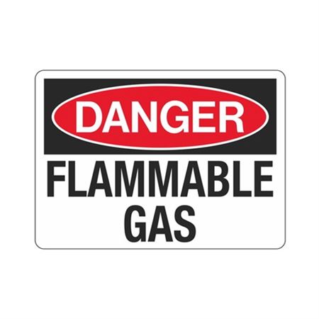 Danger Flammable Gas Sign